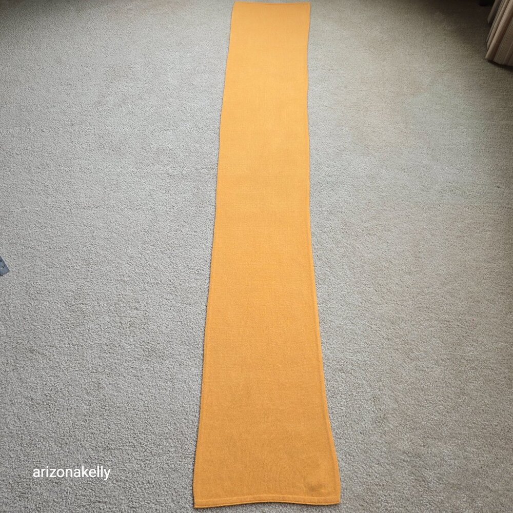NWOT Everlane Cashmere Scarf Yellow Marigold - Picture 12 of 12